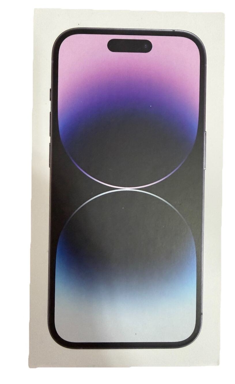 iPHONE 14 Pro Box with Apple Sticker